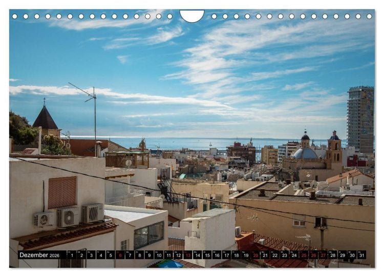 Produktbild: ALICANTE INSIDE - Monatskalender &uuml;ber die Stadt Alicante (Wandkalender 2026 DIN A4 quer), CALVENDO Monatskalender