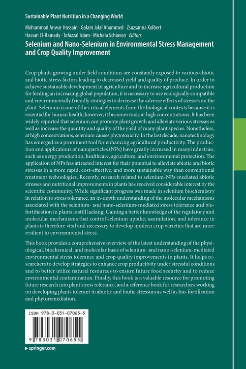 Produktbild: Selenium and Nano-Selenium in Environmental Stress Management and Crop Quality Improvement