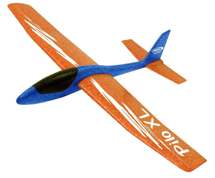 Produktbild: Pilo XL Schaumwurfgleiter EPP Tragfl&auml;che orange Rumpf blau