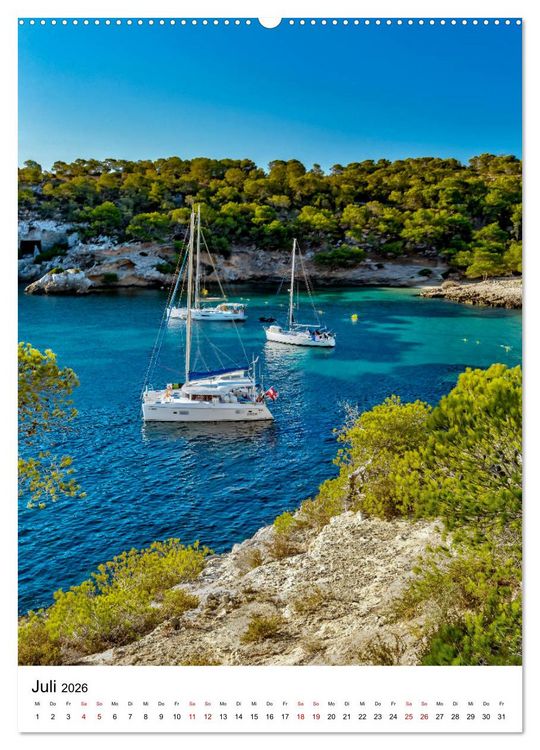 Produktbild: Mallorca - Insel des Gl&uuml;cks (hochwertiger Premium Wandkalender 2026 DIN A2 hoch), Kunstdruck in Hochglanz