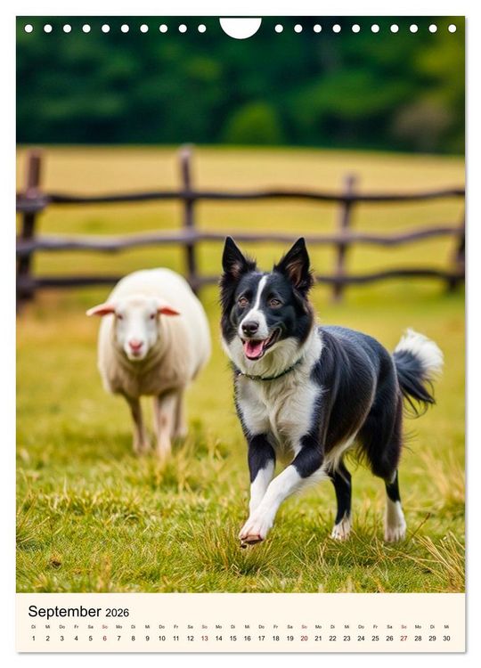 Produktbild: H&uuml;tehunde mit Energie und Ausdauer (Wandkalender 2026 DIN A4 hoch), CALVENDO Monatskalender