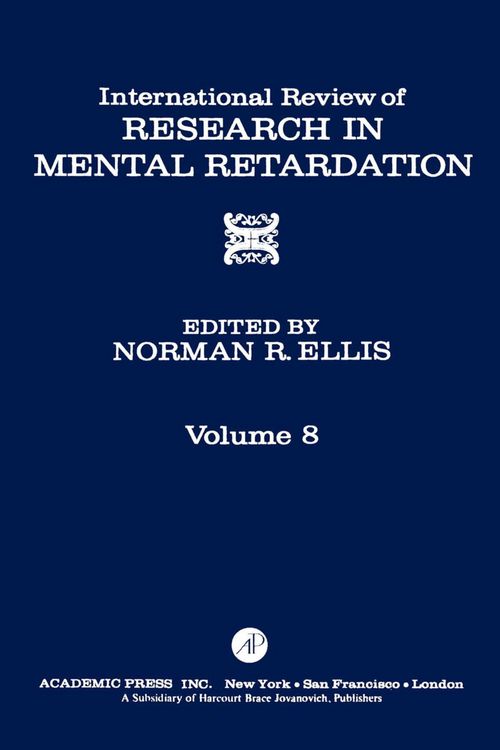 Produktbild: International Review of Research in Mental Retardation