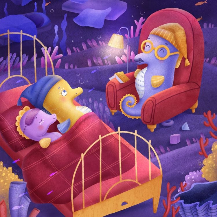 Produktbild: Sandy Seahorse did not want to go to bed