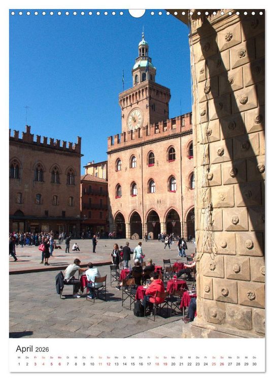 Produktbild: Bologna, altehrw&uuml;rdig und lebendig zugleich (Wandkalender 2026 DIN A3 hoch), CALVENDO Monatskalender