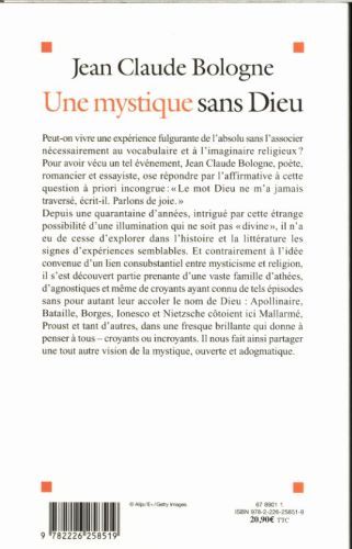 Produktbild: Une mystique sans Dieu