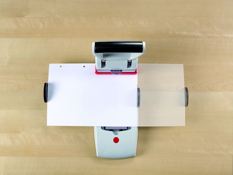 Produktbild: Novus Blocklocher B 2200, 200 Blatt grau, Zwei- und Vierfach Lochung