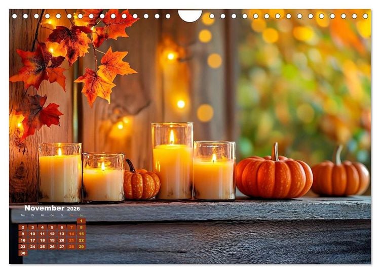 Produktbild: Die Welt in Orange (Wandkalender 2026 DIN A4 quer), CALVENDO Monatskalender
