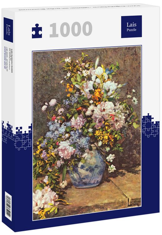 Produktbild: Lais Puzzle Pierre-Auguste Renoir - Stilleben mit gro&szlig;er Blumenvase 1000 Teile