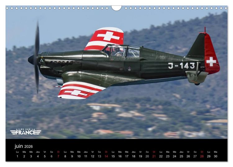 Produktbild: Ailes sur la France (Calendrier mural 2026 DIN A3 vertical), CALVENDO calendrier mensuel