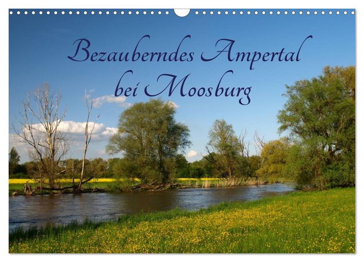 Produktbild: Bezauberndes Ampertal bei Moosburg (Wandkalender 2026 DIN A3 quer), CALVENDO Monatskalender