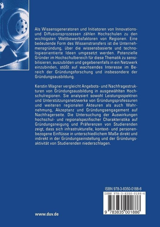 Produktbild: Gr&uuml;ndungsausbildung in Netzwerken
