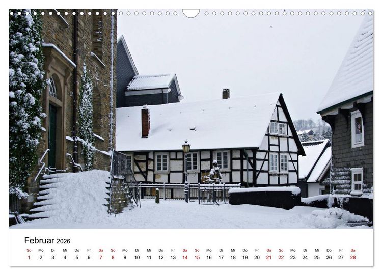 Produktbild: Velbert - Stadt der Schl&ouml;sser und Beschl&auml;ge (Wandkalender 2026 DIN A3 quer), CALVENDO Monatskalender
