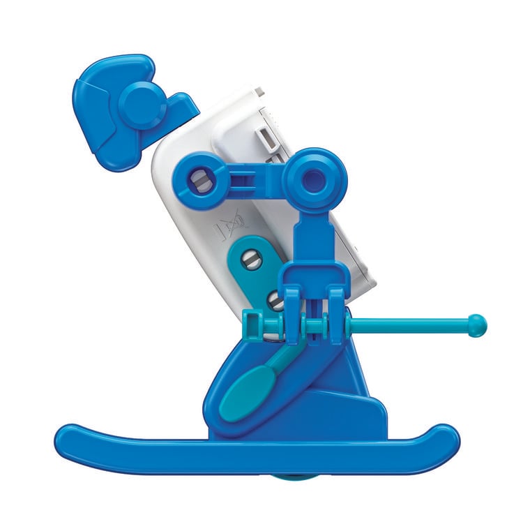 Produktbild: Experimentierset Galileo Action Roboter Skier blau/wei&szlig;