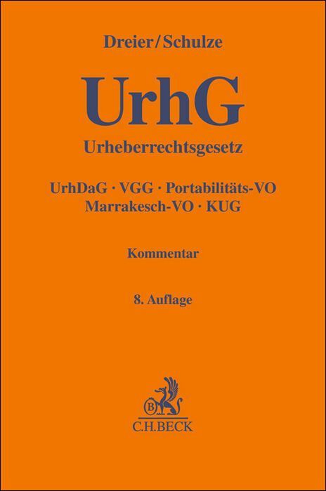 Produktbild: Urheberrechtsgesetz. UrhG