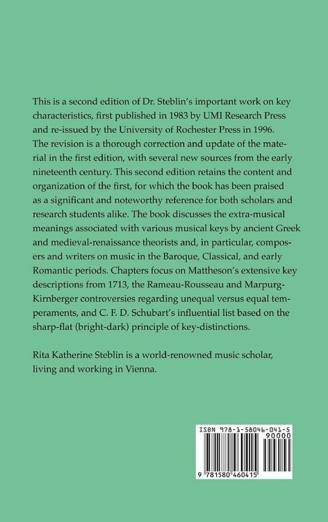 Produktbild: A History of Key Characteristics in the 18th and Early 19th Centuries