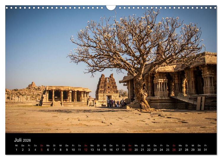 Produktbild: Romantisches Indien (Wandkalender 2026 DIN A3 quer), CALVENDO Monatskalender