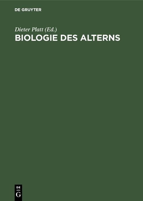 Produktbild: Biologie des Alterns