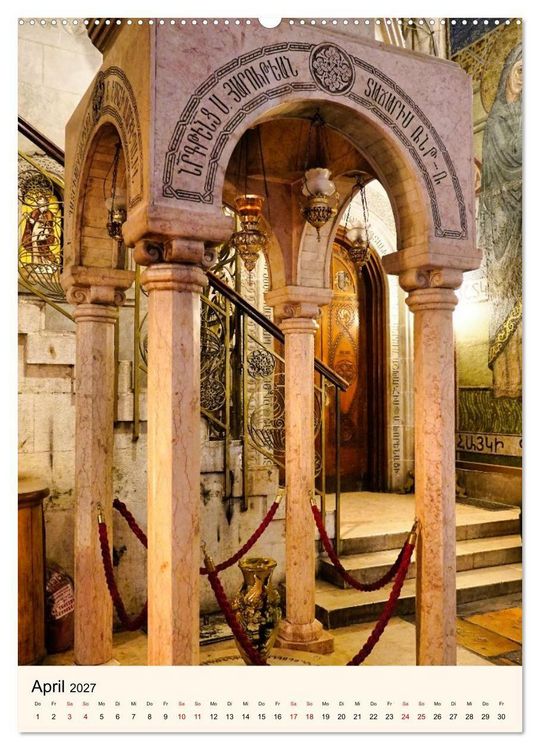 Produktbild: Kirche vom heiligen Grab in Jerusalem (Wandkalender 2027 DIN A2 hoch), CALVENDO Monatskalender