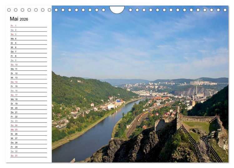 Produktbild: Tschechien - Die Burg Strekov (Wandkalender 2026 DIN A4 quer), CALVENDO Monatskalender