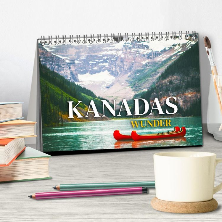 Produktbild: Kanadas Wunder (Tischkalender 2026 DIN A5 quer), CALVENDO Monatskalender