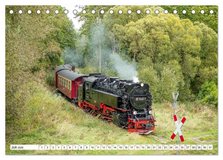 Produktbild: Selketalbahn im Harz (Tischkalender 2026 DIN A5 quer), CALVENDO Monatskalender