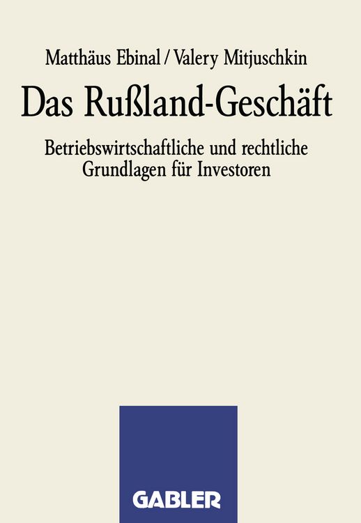 Produktbild: Das Ru&szlig;land-Gesch&auml;ft