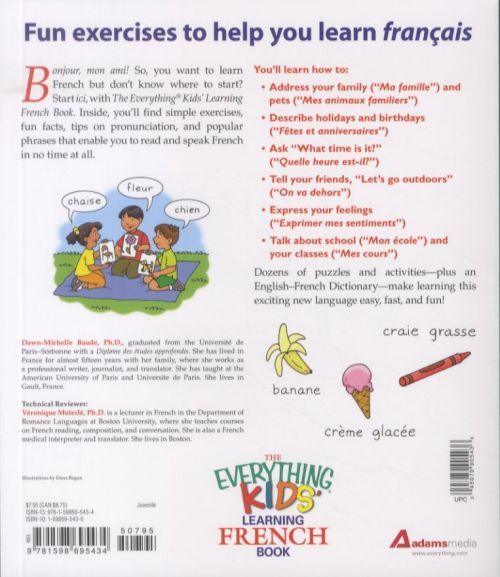 Produktbild: The Everything Kids' Learning French Book