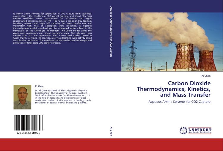 Produktbild: Carbon Dioxide Thermodynamics, Kinetics, and Mass Transfer