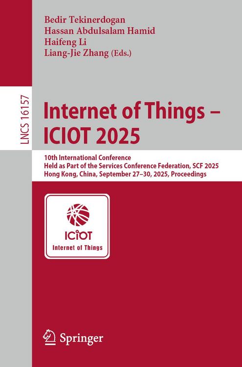 Produktbild: Internet of Things - ICIOT 2025