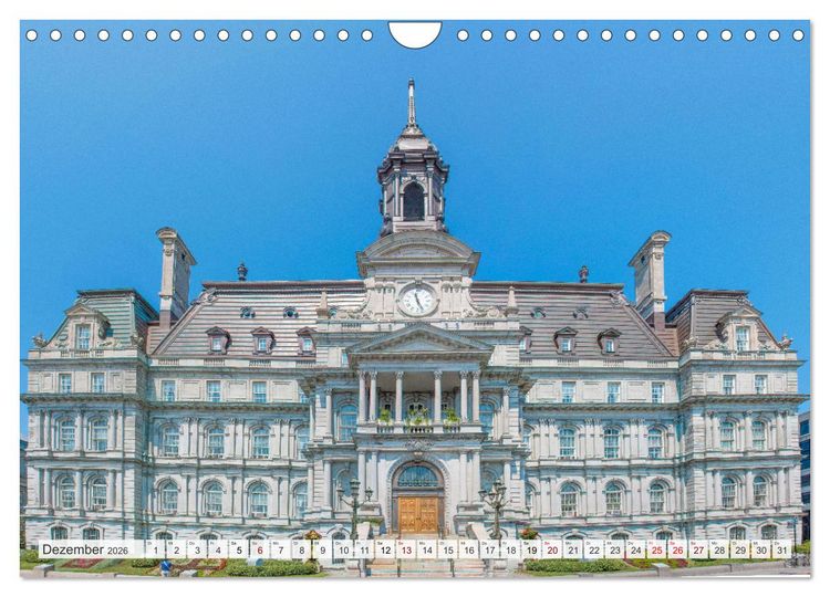 Produktbild: Montreal - klassisches Erbe in Qu&eacute;bec (Wandkalender 2026 DIN A4 quer), CALVENDO Monatskalender