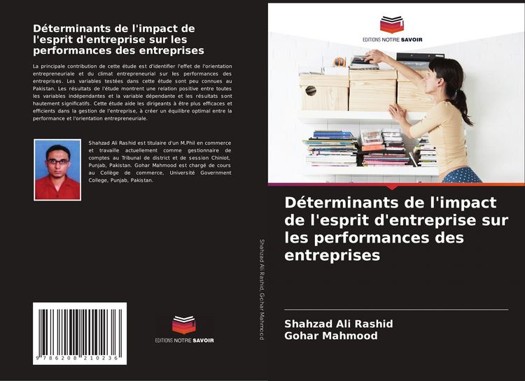 Produktbild: D&eacute;terminants de l'impact de l'esprit d'entreprise sur les performances des entreprises
