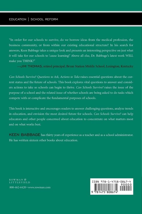 Produktbild: Can Schools Survive?