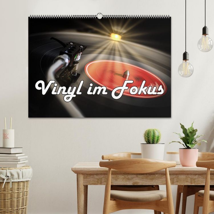 Produktbild: Vinyl im Fokus (Wandkalender 2027 DIN A2 quer), CALVENDO Monatskalender
