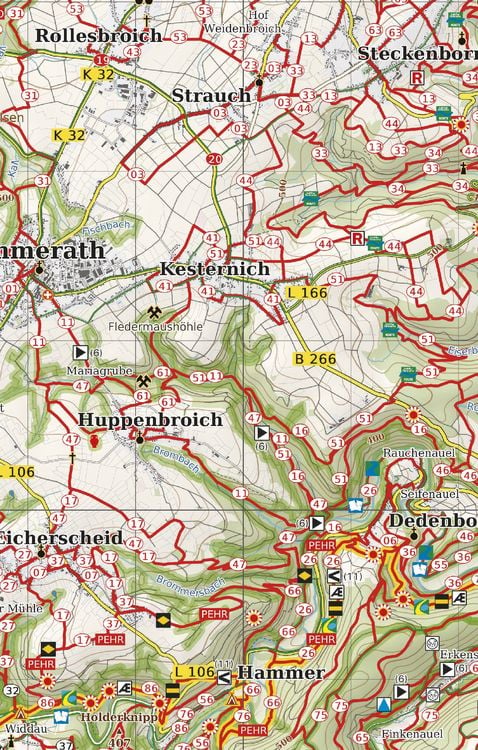 Produktbild: Phonemaps Wander - Radkarte 126 Nationalpark Eifel, Hohes Venn, Wander - Radkarte 1:50.000