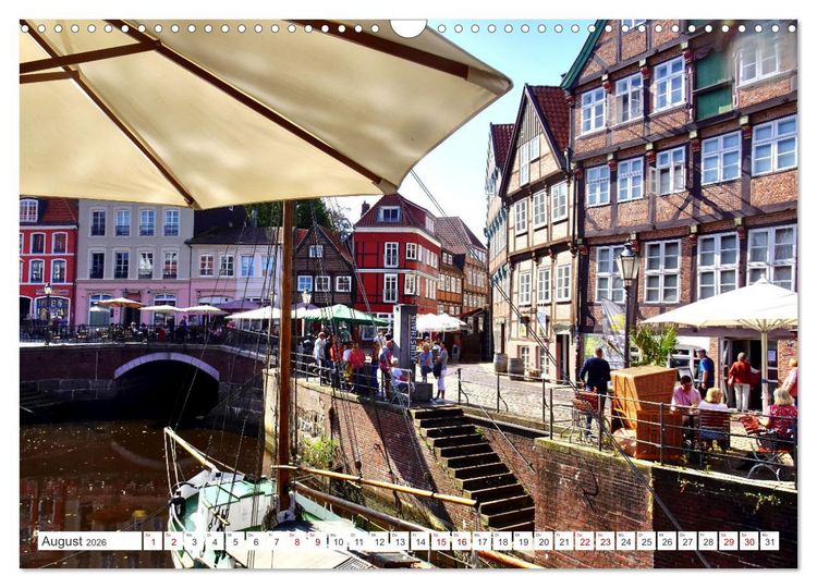 Produktbild: Malerisches Stade (Wandkalender 2026 DIN A3 quer), CALVENDO Monatskalender