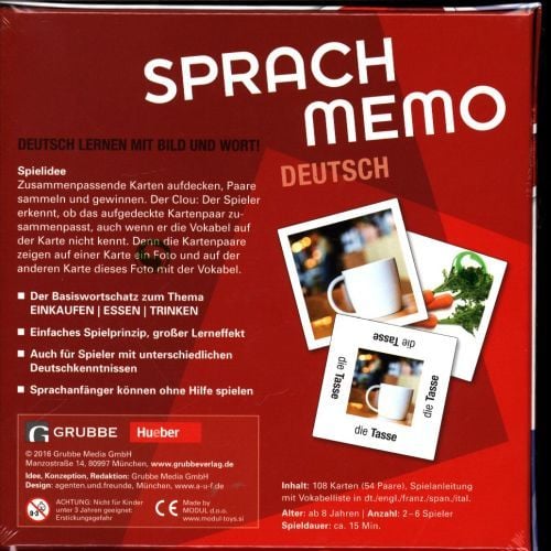 Produktbild: SPRACHMEMO Einkaufen, Essen, Trinken