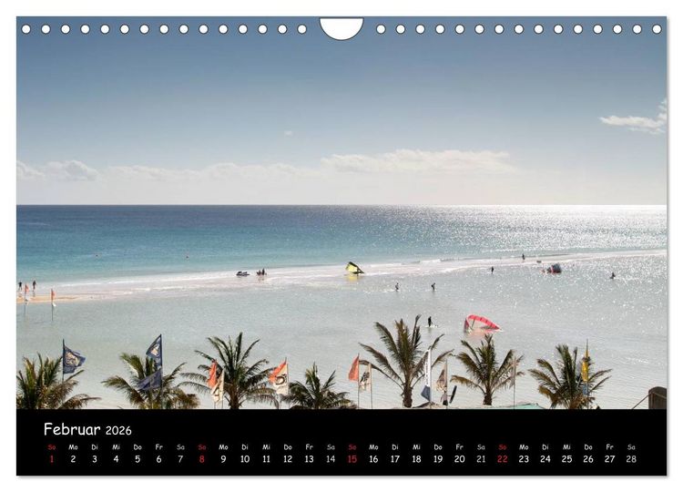 Produktbild: Kitesurfen &ndash; Faszination auf dem Wasser (Wandkalender 2026 DIN A4 quer), CALVENDO Monatskalender