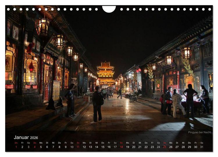 Produktbild: Erlebe China (Wandkalender 2026 DIN A4 quer), CALVENDO Monatskalender