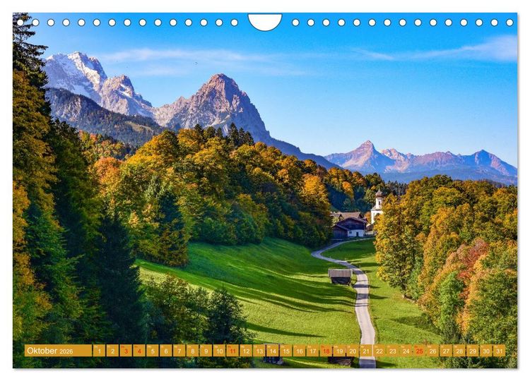 Produktbild: Kirchturmspitzen (Wandkalender 2026 DIN A4 quer), CALVENDO Monatskalender