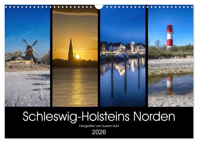 Produktbild: Schleswig-Holsteins Norden (Wandkalender 2026 DIN A3 quer), CALVENDO Monatskalender