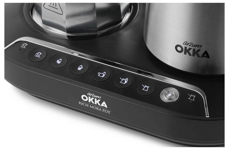 Arzum OK0027-0500 Mokka-Automat Schwarz, Chrom Fassungsvermögen Tassen=5