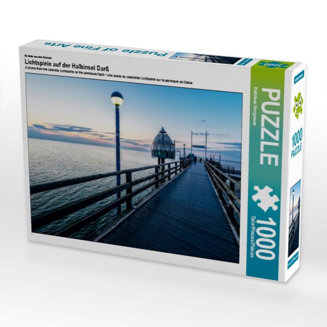 Produktbild: CALVENDO Puzzle Ein Motiv aus dem Kalender Lichtspiele auf der Halbinsel Dar&szlig; | 1000 Teile Lege-Gr&ouml;&szlig;e 64x48cm Foto-Puzzle f&uuml;r gl&uuml;ckliche Stunden