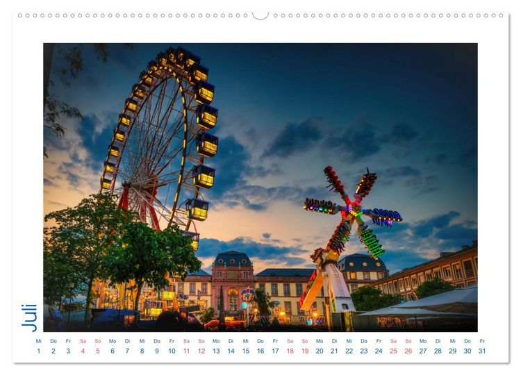 Produktbild: Blickfang Darmstadt! (Wandkalender 2026 DIN A2 quer), CALVENDO Monatskalender