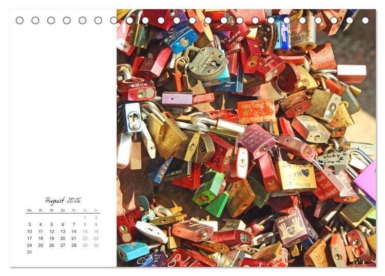 Produktbild: Ein Kalender voll Liebe (Tischkalender 2026 DIN A5 quer), CALVENDO Monatskalender