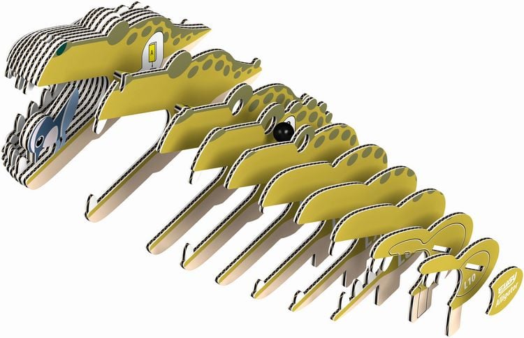 Produktbild: EUGY - 3D Bastelset Alligator