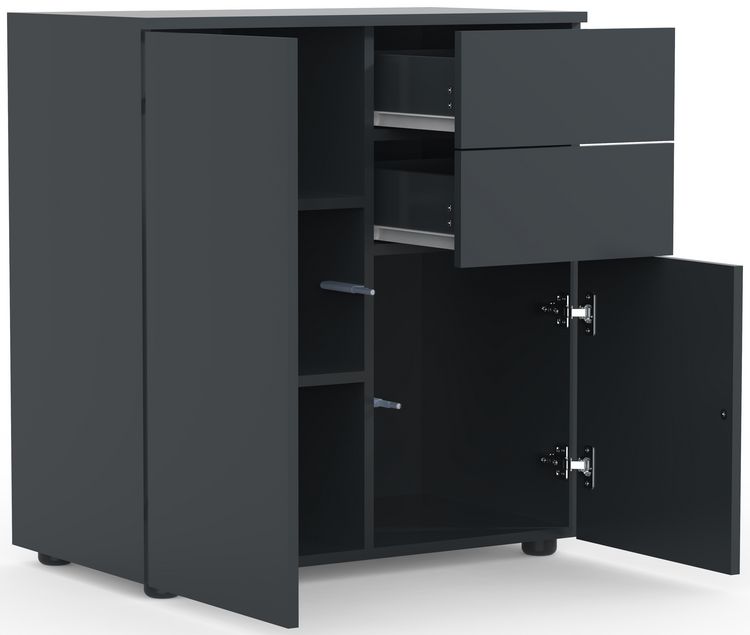 Produktbild: Holz Kommode Sideboard Anrichte Dalosa 4 Schublade