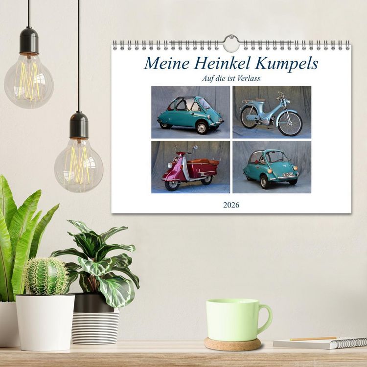 Produktbild: Meine Heinkel Kumpels (Wandkalender 2026 DIN A4 quer), CALVENDO Monatskalender