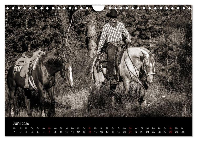 Produktbild: Westernreiten (Wandkalender 2026 DIN A4 quer), CALVENDO Monatskalender