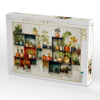 Produktbild: CALVENDO Puzzle Blumenkunst | 1000 Teile Lege-Gr&ouml;&szlig;e 64x48cm Foto-Puzzle f&uuml;r gl&uuml;ckliche Stunden