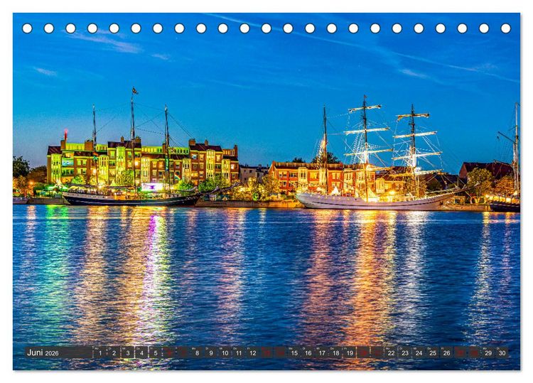 Produktbild: Wilhelmshaven - Bezaubernde Momente (Tischkalender 2026 DIN A5 quer), CALVENDO Monatskalender